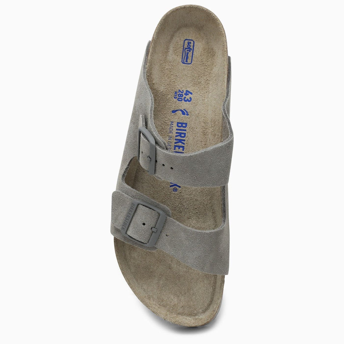 Birkenstock Slide Arizona Grey Leather | Banlieue91