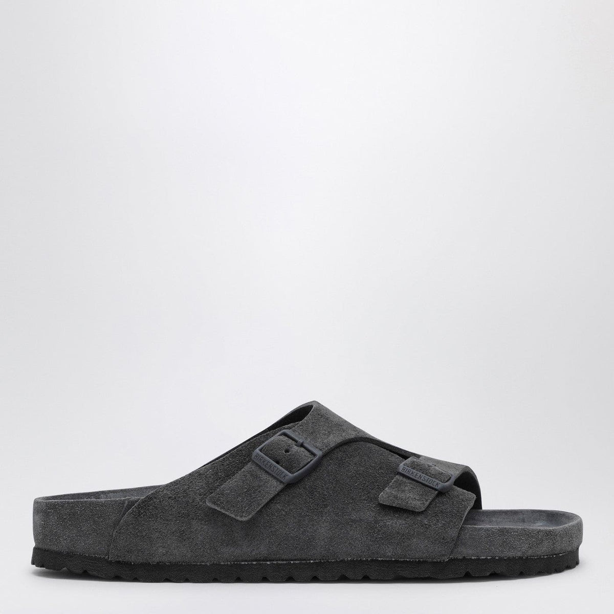 Birkenstock Slide Zürich Exquisite Grey In Suede | Banlieue91