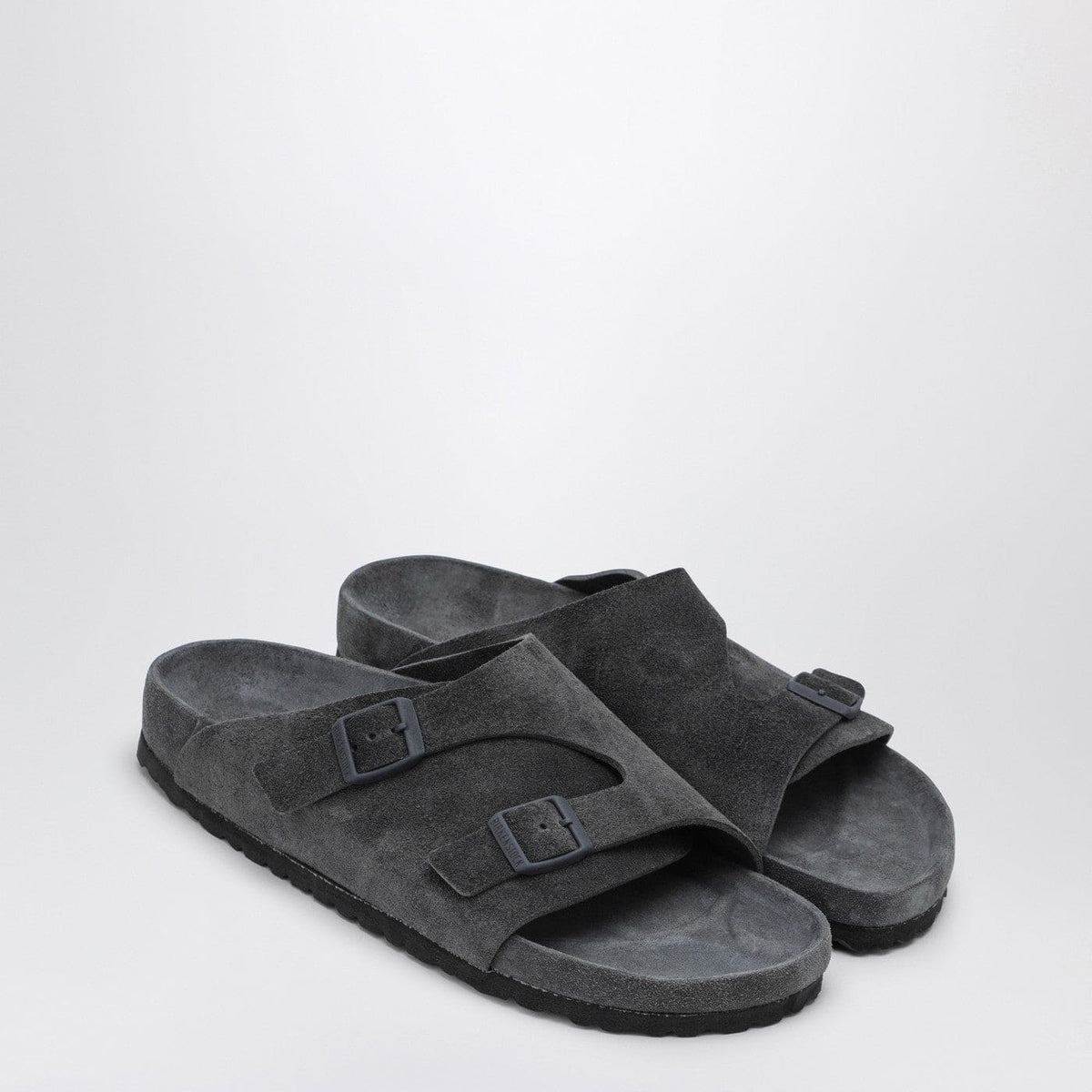 Birkenstock Slide Zürich Exquisite Grey In Suede | Banlieue91
