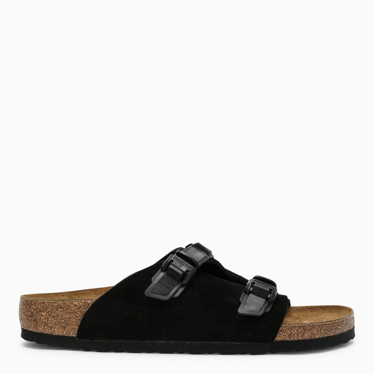 Birkenstock Slide Zürich Tech Black In Suede | Banlieue91