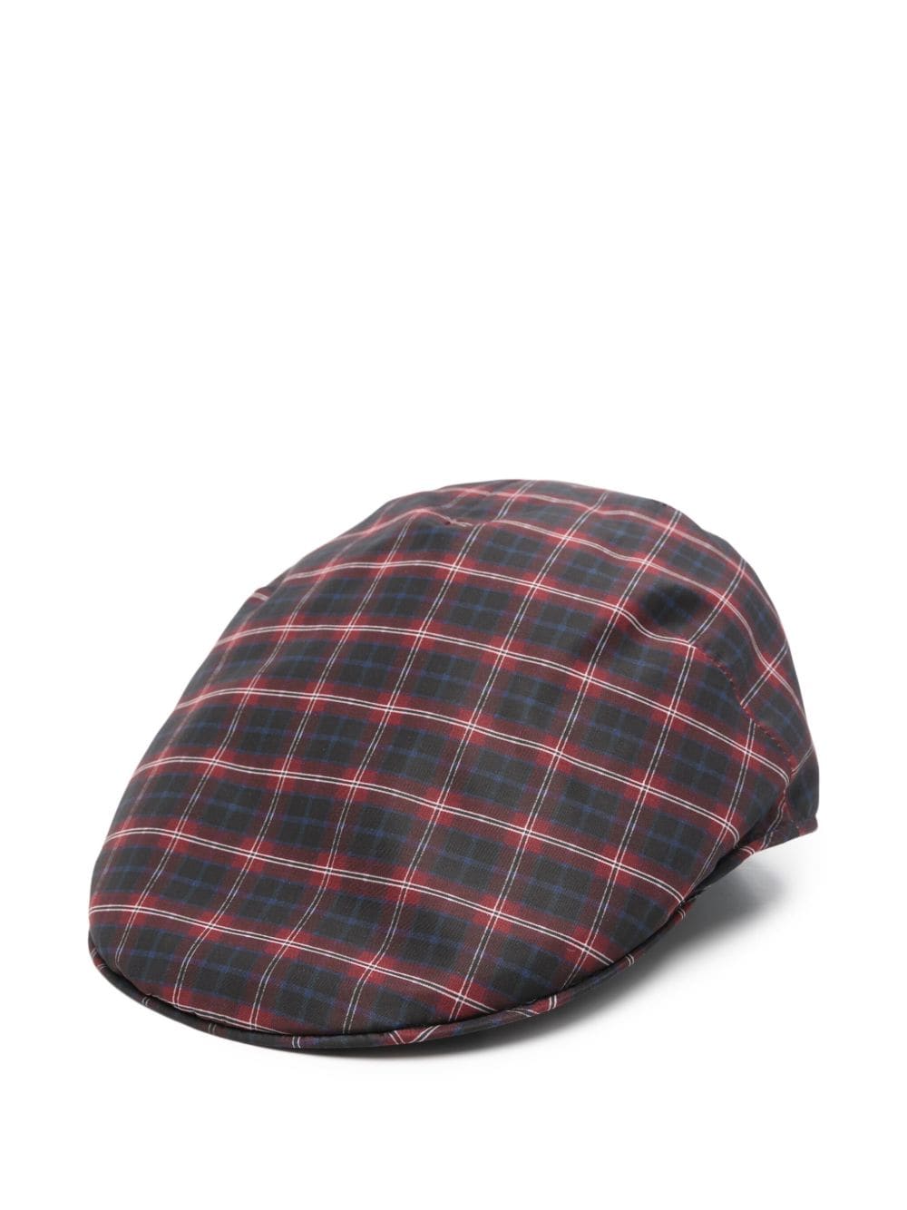 BORSALINO Checkered Flat Top Cap for Men | Banlieue91