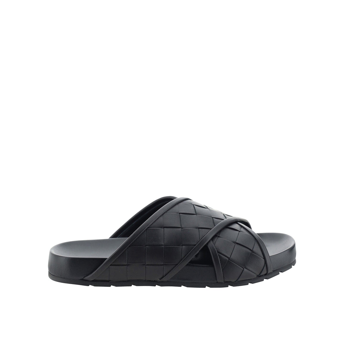 Bottega Veneta Intrecciato Leather Sandals | Banlieue91