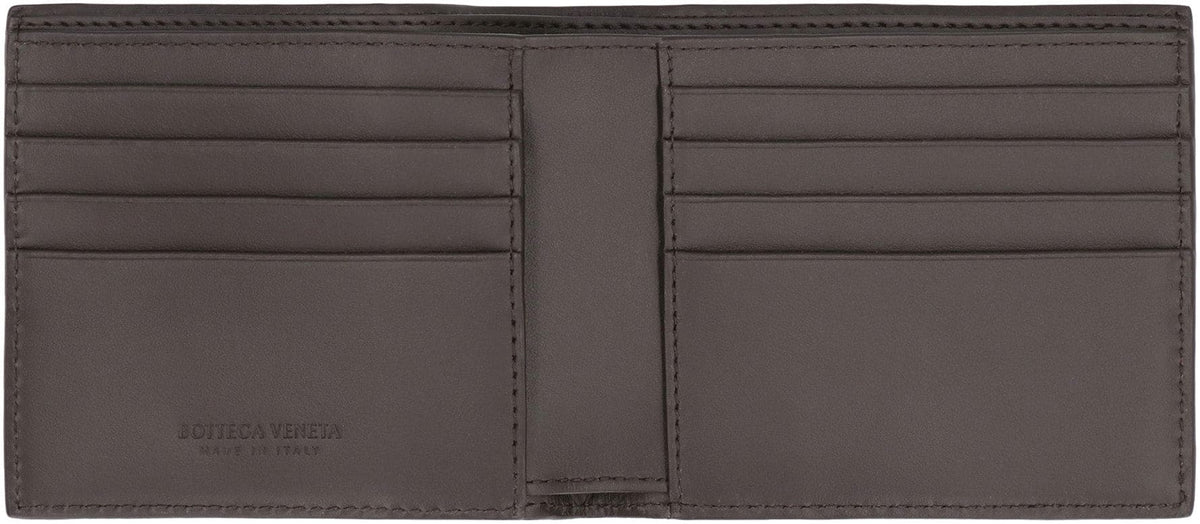 BOTTEGA VENETA Mini Bi-Fold Wallet in Leather - SS25 | Banlieue91
