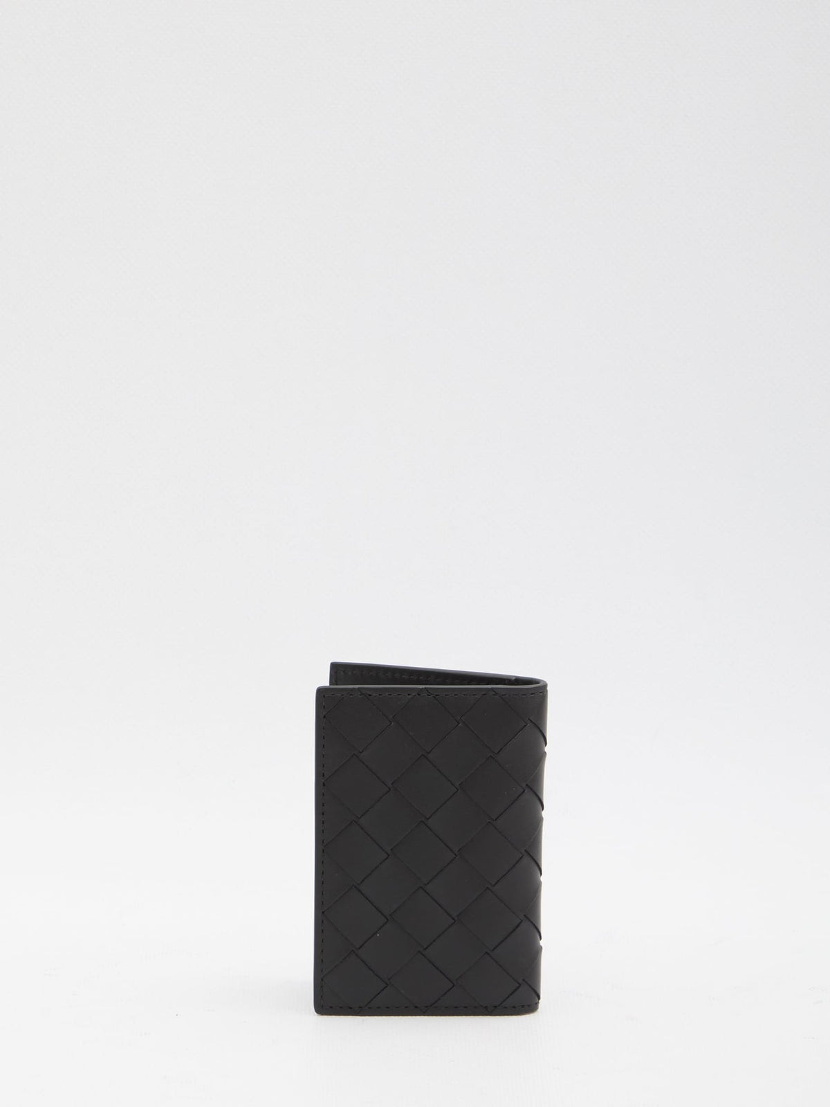 BOTTEGA VENETA Mini Intrecciato Card Holder with Flap - FW25 | Banlieue91