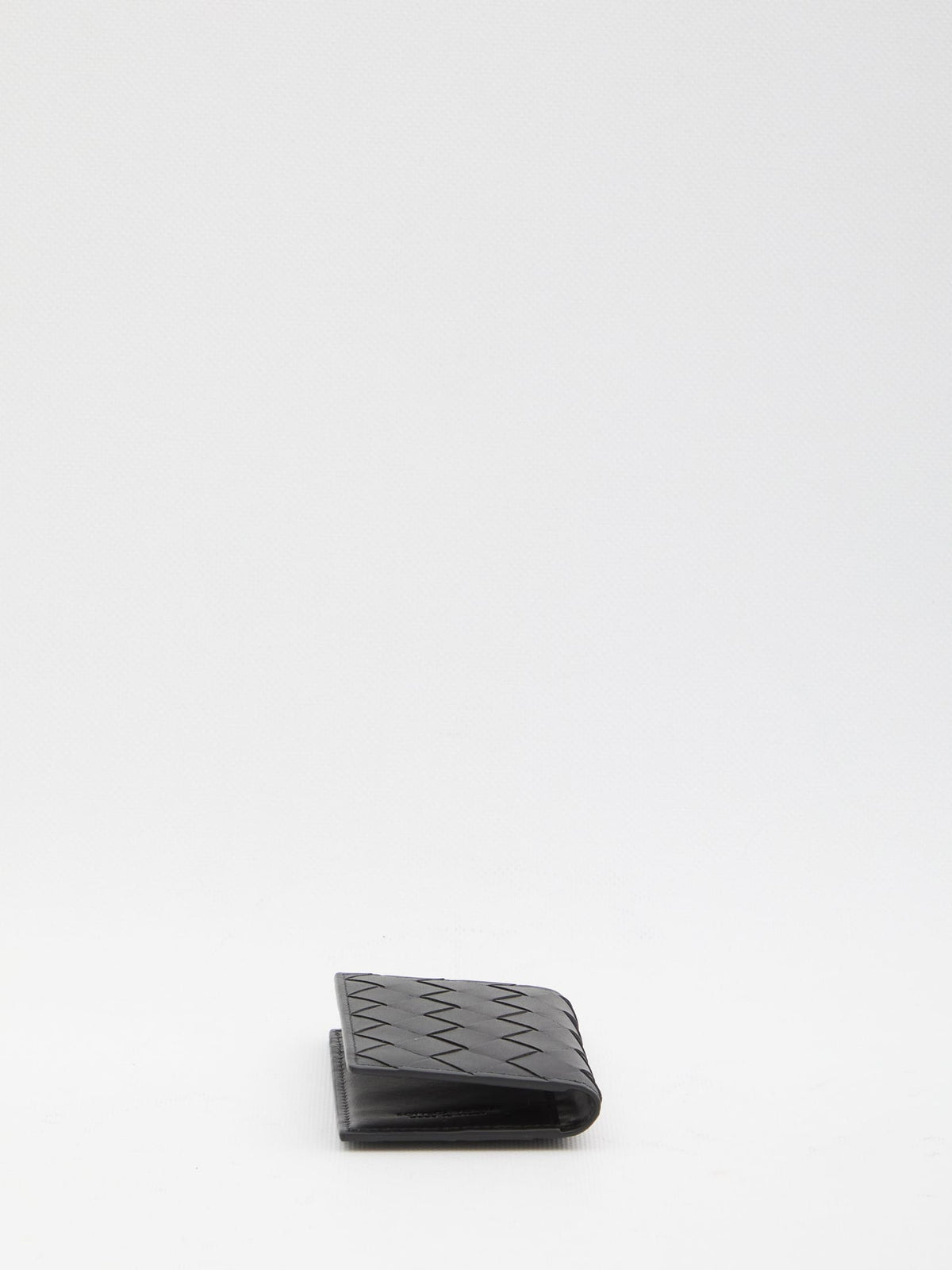BOTTEGA VENETA Mini Intrecciato Card Holder with Flap - FW25 | Banlieue91