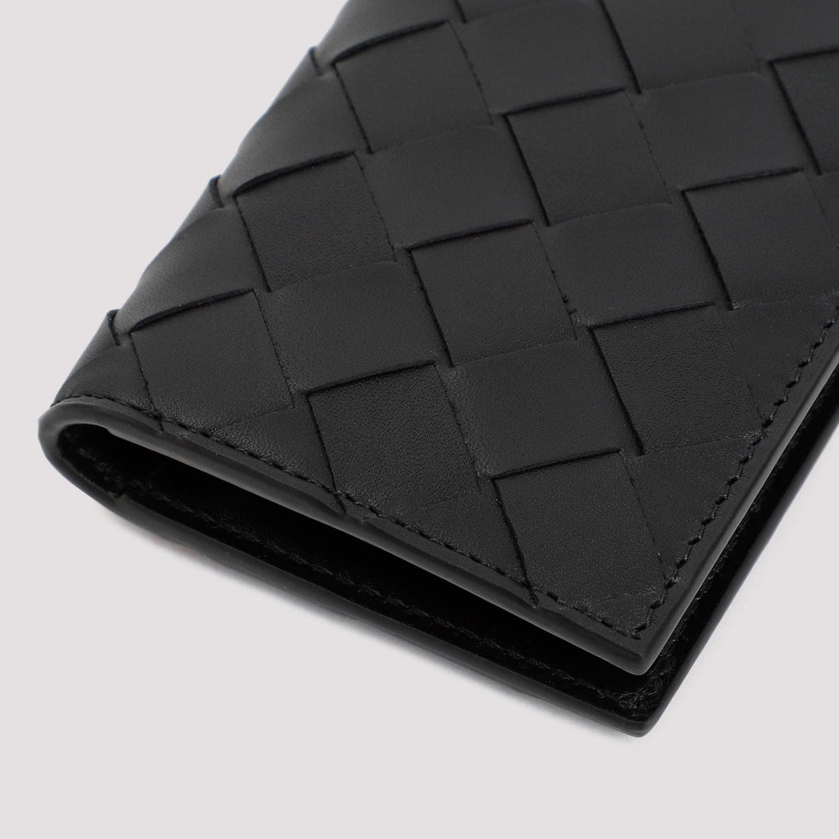BOTTEGA VENETA Mini Intrecciato Card Holder with Flap - FW25 | Banlieue91