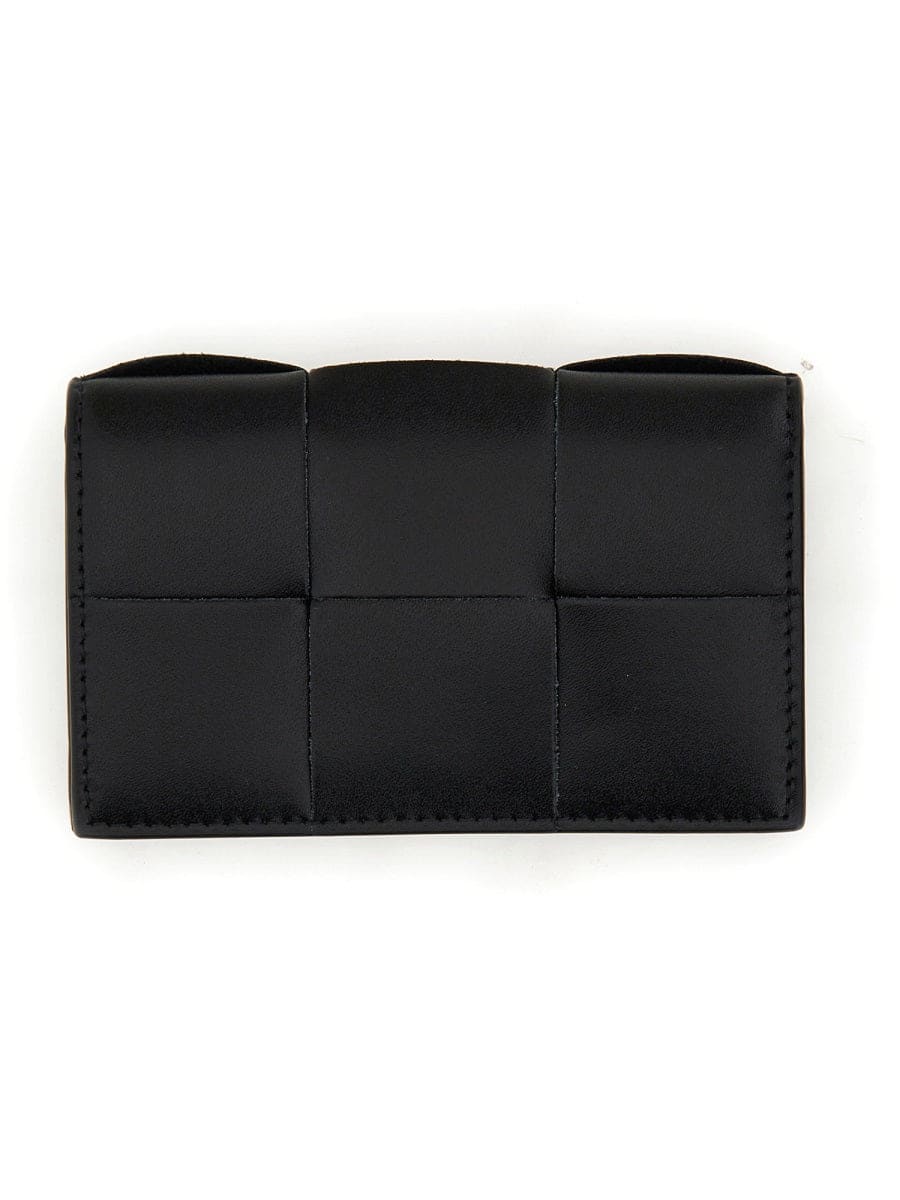 BOTTEGA VENETA Mini Leather Business Card Holder | Banlieue91