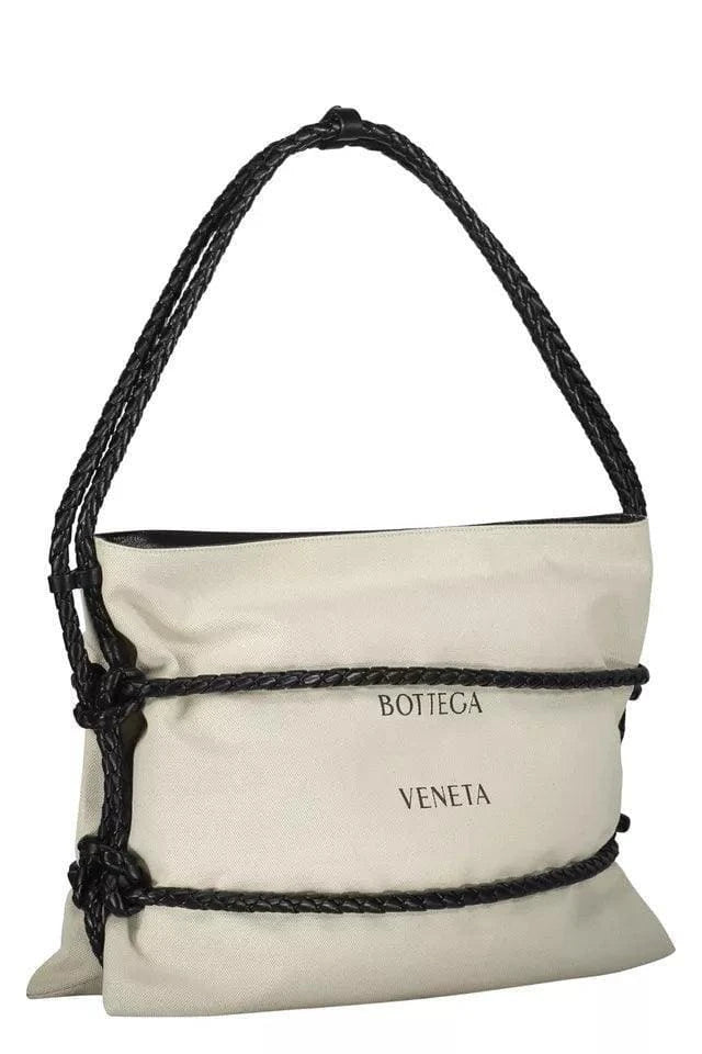 Bottega Veneta Quadronno canvas shoulder bag | Banlieue91