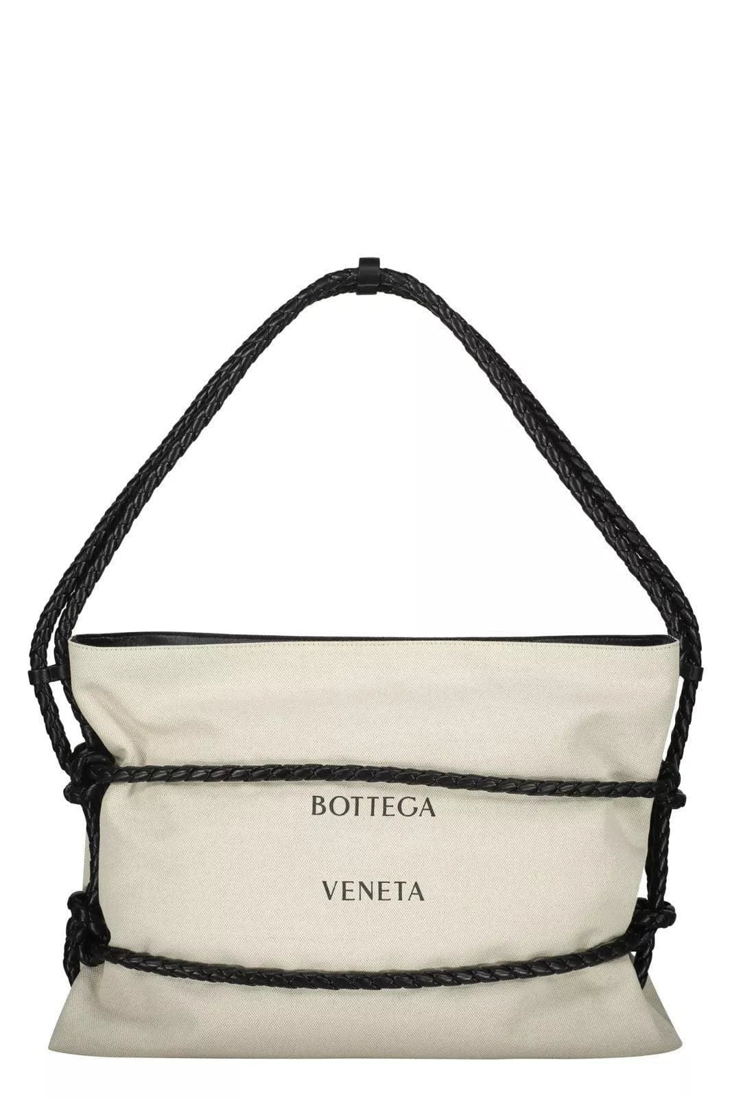 Bottega Veneta Quadronno canvas shoulder bag | Banlieue91