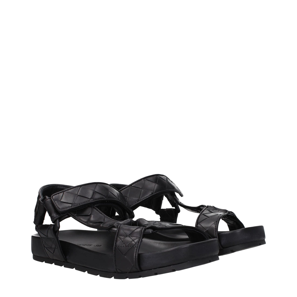 Bottega Veneta Sandali Uomo Pelle Nero | Banlieue91