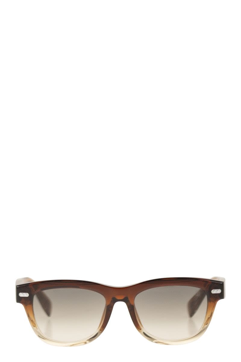 BRUNELLO CUCINELLI Stanley J. Rectangular Acetate Sunglasses - 53mm | Banlieue91