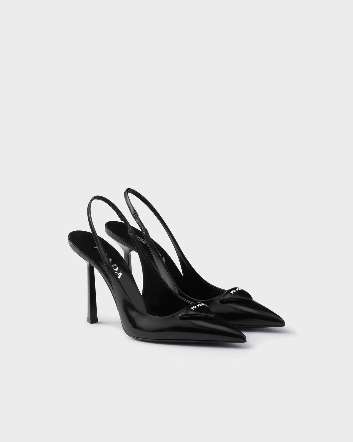 Brushed leather slingback pumps | Banlieue91