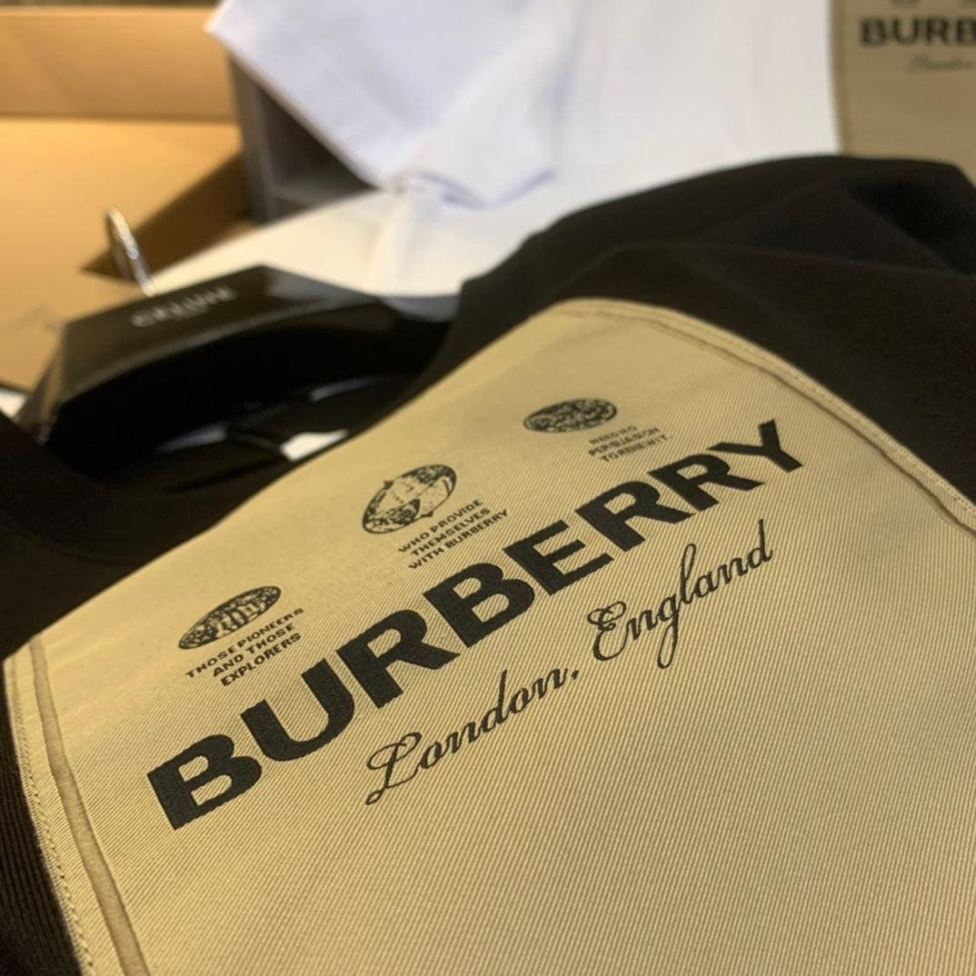 Burberry Black T-Shirt Without Collar | Banlieue91