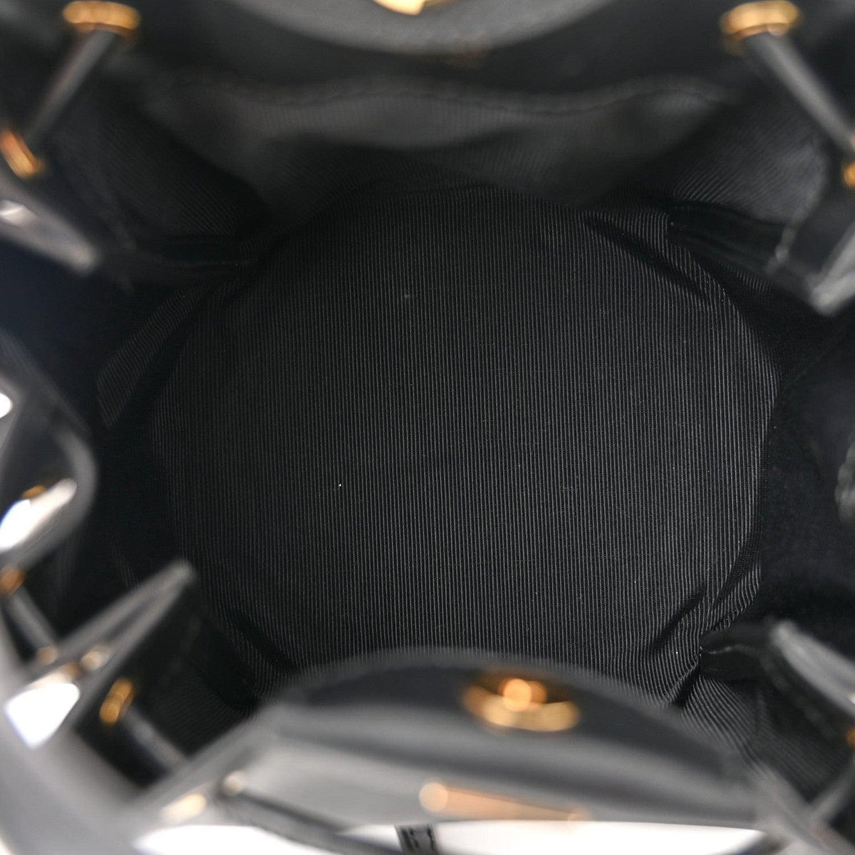Burberry Calfskin Monogram Motif TB Bucket Black | Banlieue91