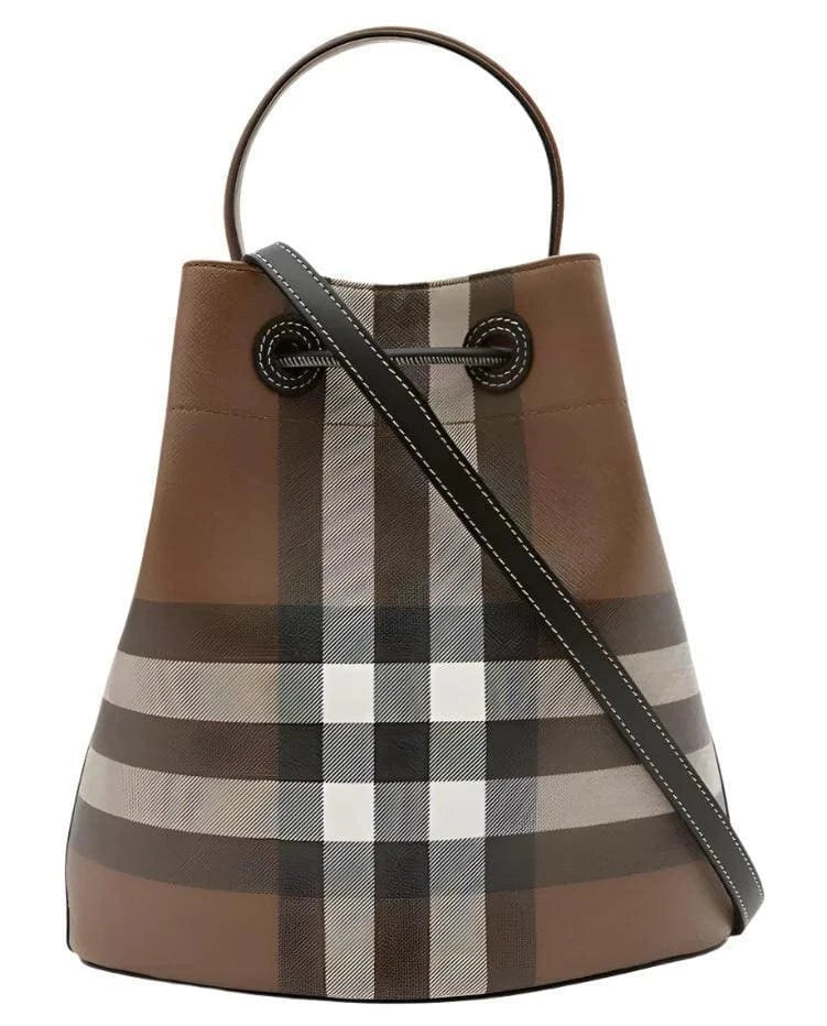 Burberry Check Drawstring Bucket Bag | Banlieue91