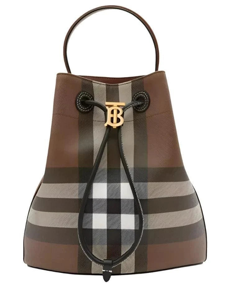 Burberry Check Drawstring Bucket Bag | Banlieue91