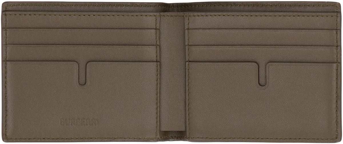 BURBERRY Check Pattern Wallet (9.5x11 cm) - Mini Size | Banlieue91