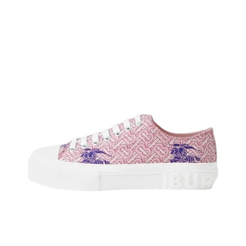Burberry EKD Monogram Pattern Flatform Pink | Banlieue91