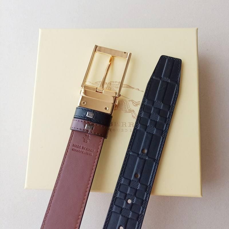 Burberry Leather Vintage Belt 'Black' | Banlieue91