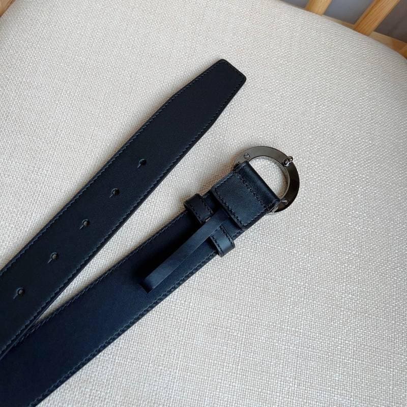 Burberry Leather Vintage Belt 'Black' | Banlieue91