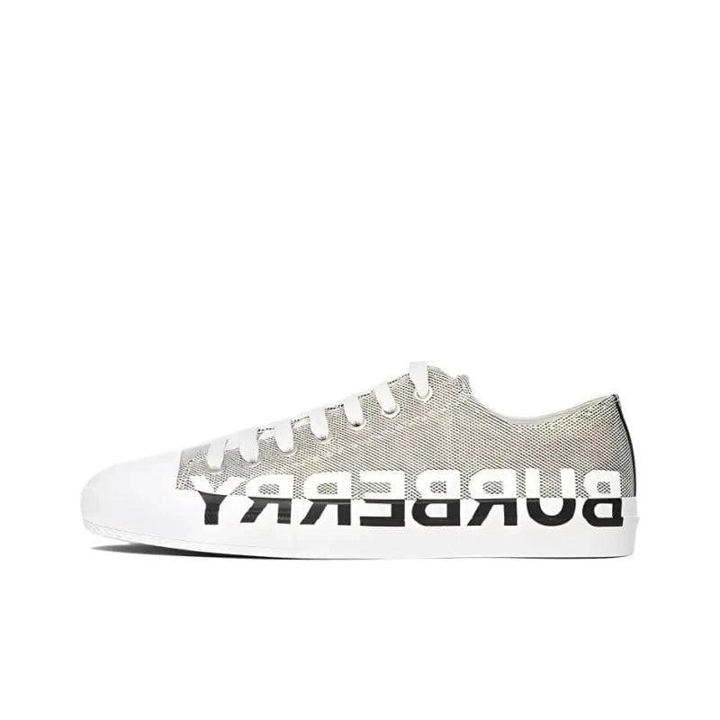 Burberry Logo Print Canvas Sneakers | Banlieue91