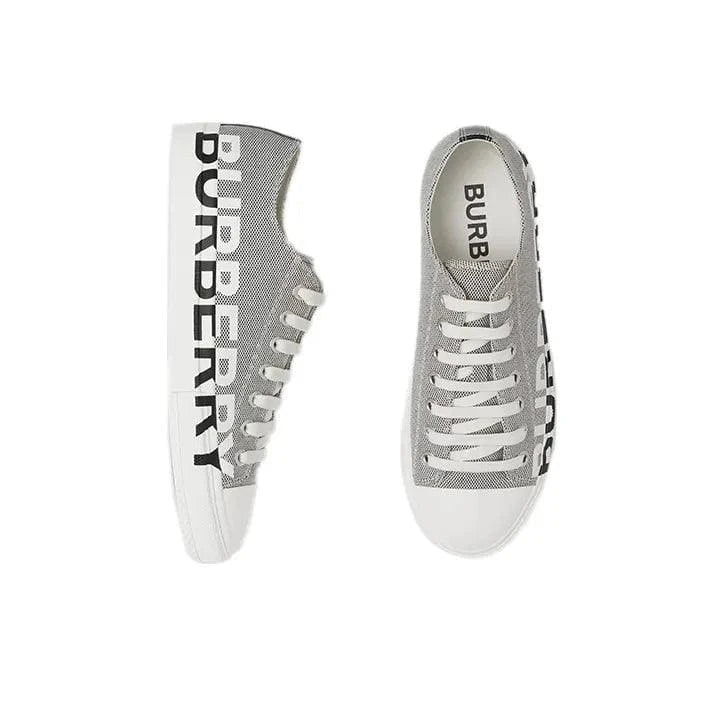 Burberry Logo Print Canvas Sneakers | Banlieue91