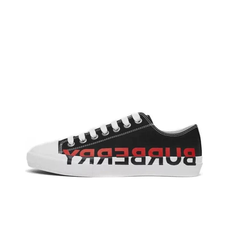 Burberry Logo Print Cotton Black Red White | Banlieue91