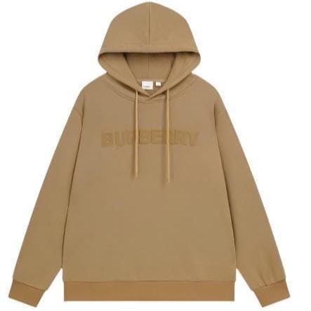 Burberry Logo Print Cotton Hoodie 'Beige' | Banlieue91