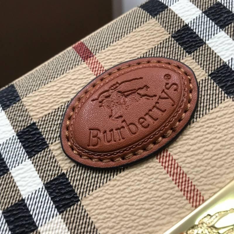 Burberry London Haymarket Check Handle Bag w/ Strap | Banlieue91