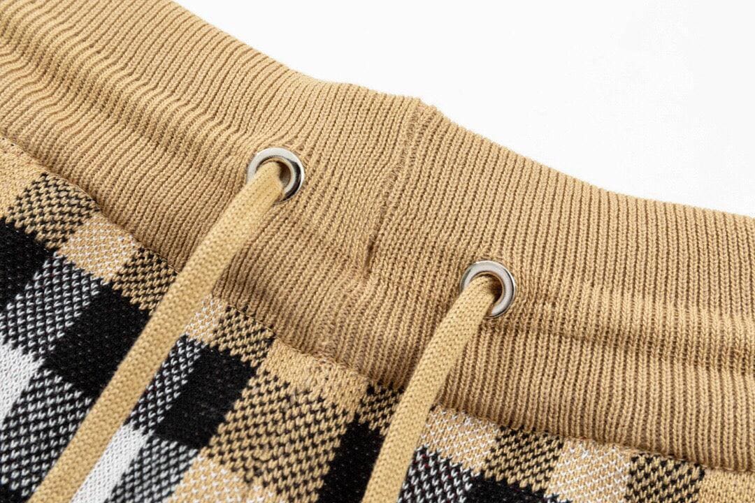Burberry Men's Striped Cotton Knit Basketball Shorts 'Beige' | Banlieue91