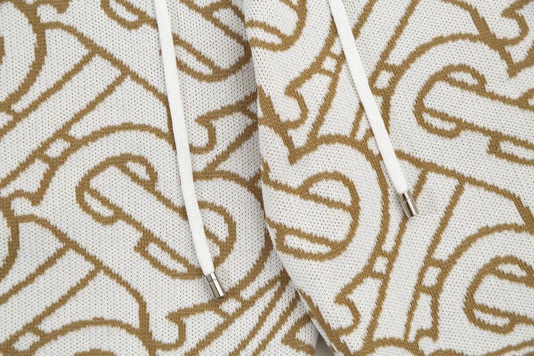 Burberry Men's Striped Cotton Knit Basketball Shorts 'Beige' | Banlieue91