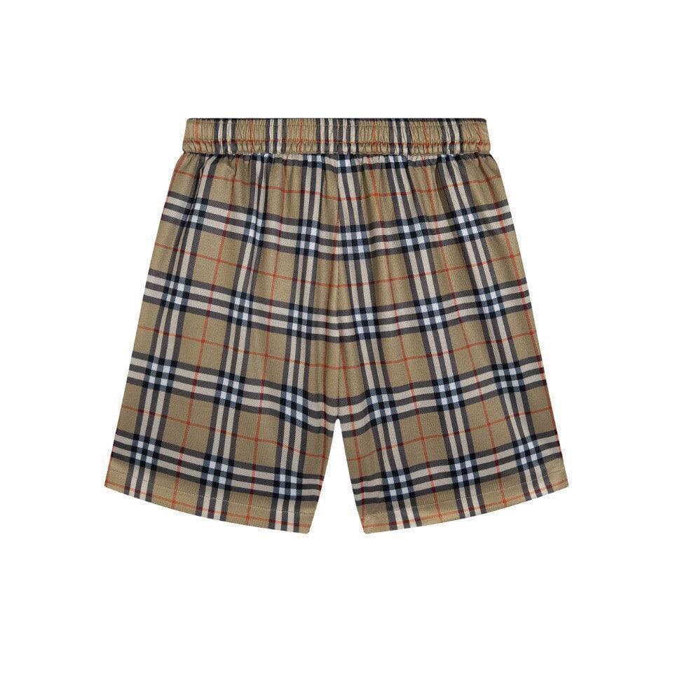 Burberry Men's Striped Cotton Knit Basketball Shorts 'Beige' | Banlieue91