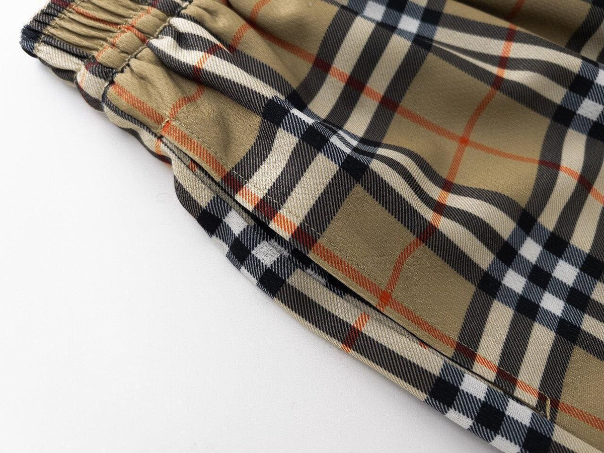 Burberry Men's Striped Cotton Knit Basketball Shorts 'Beige' | Banlieue91
