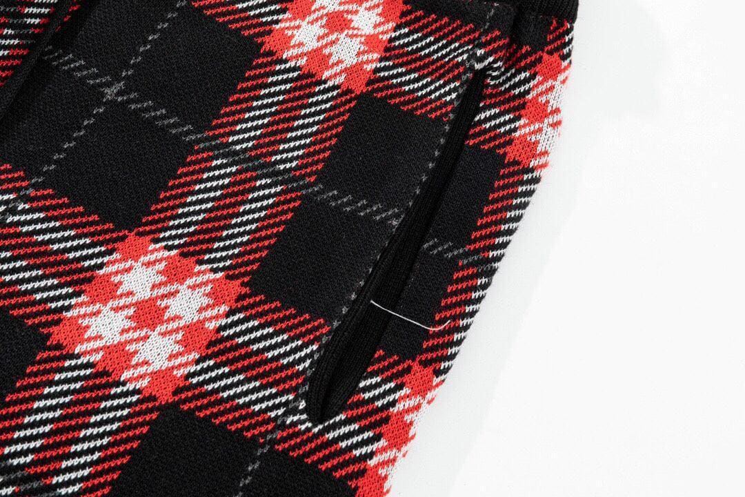 Burberry Men's Striped Cotton Knit Basketball Shorts 'Black/Red' | Banlieue91