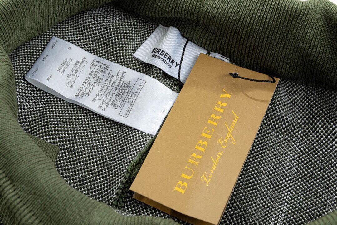 Burberry Men's Striped Cotton Knit Basketball Shorts 'Green' | Banlieue91