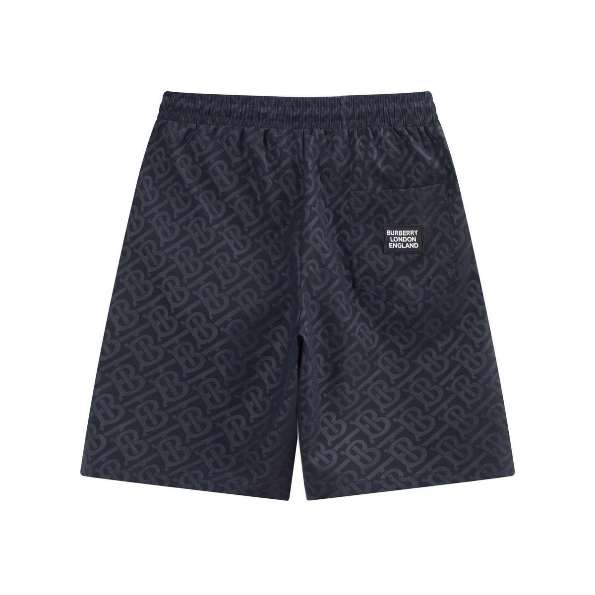 Burberry Men's Striped Cotton Knit Basketball Shorts 'Navy' | Banlieue91
