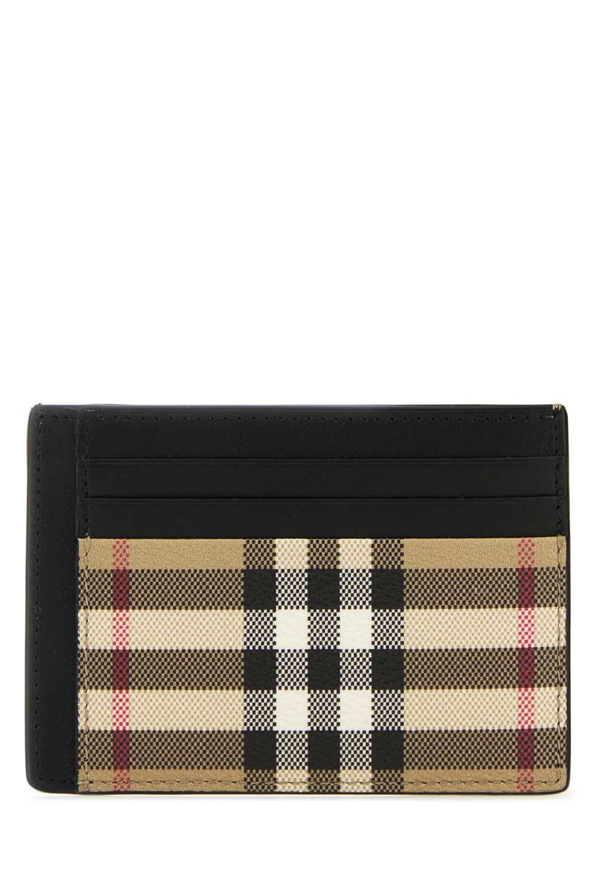 BURBERRY Mini Printed Canvas Card Holder | Banlieue91