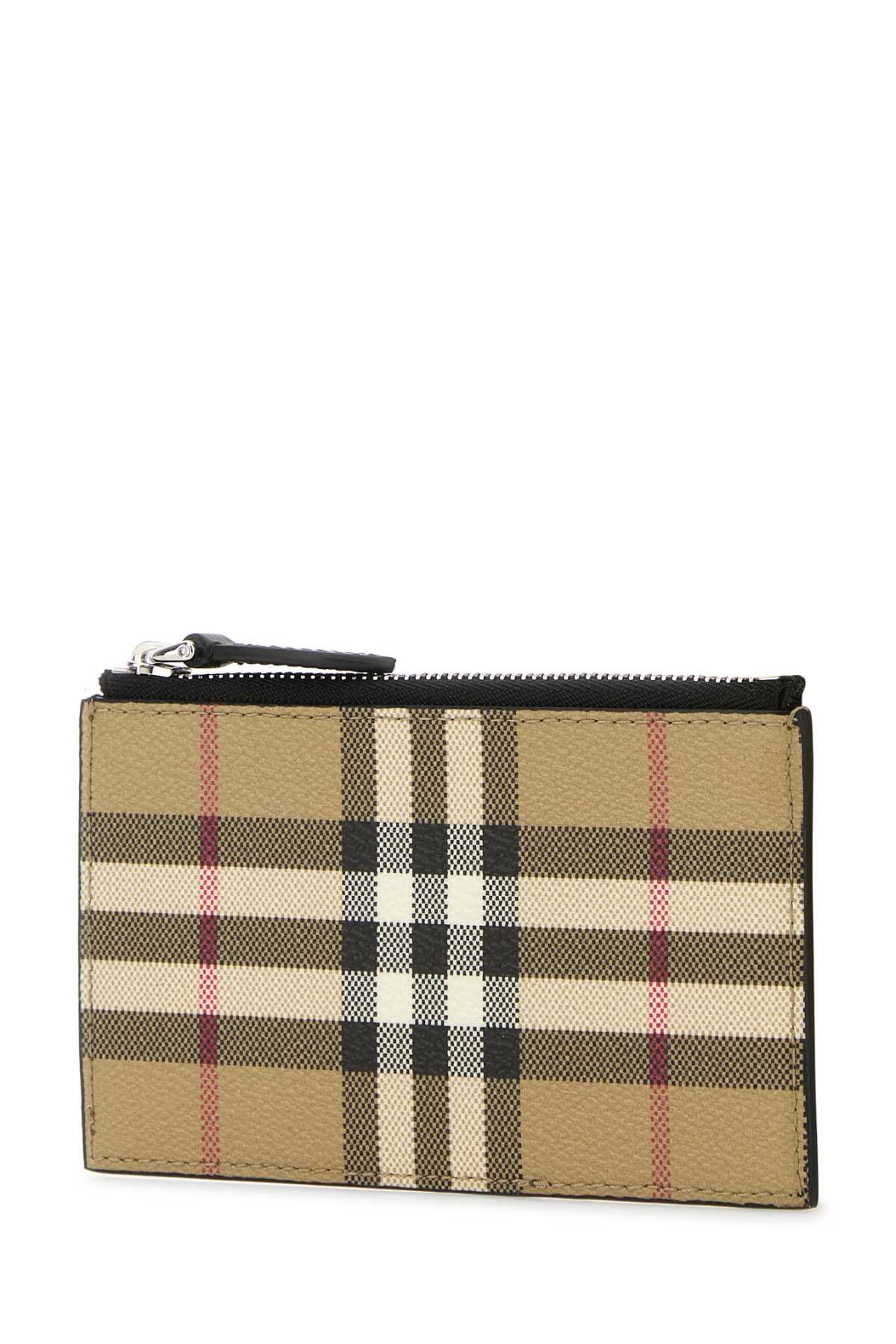 BURBERRY Mini Printed Canvas Card Holder for Men | Banlieue91