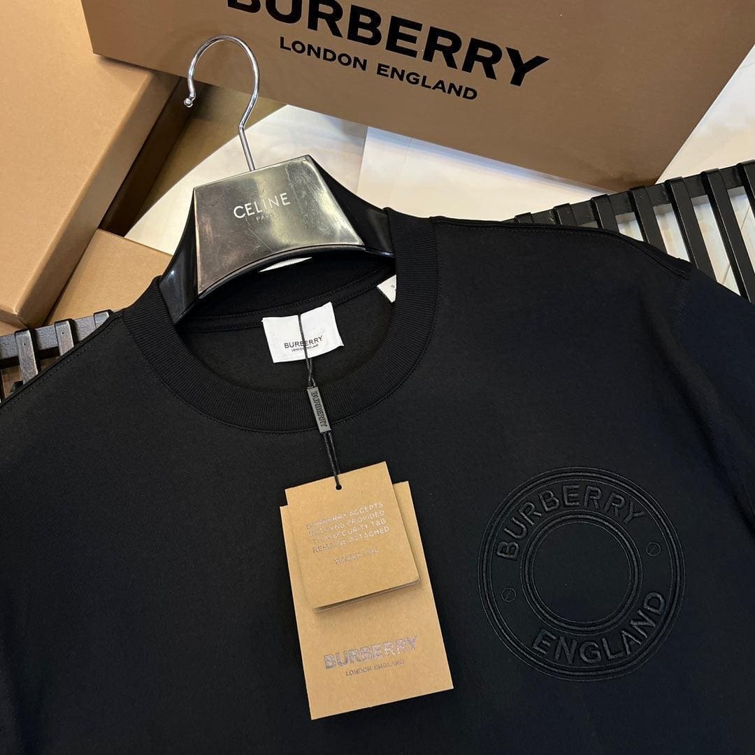 Burberry T-Shirt Without Collar 'Black' | Banlieue91