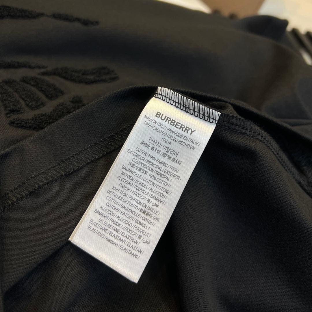 Burberry T-Shirt Without Collar 'Black' | Banlieue91