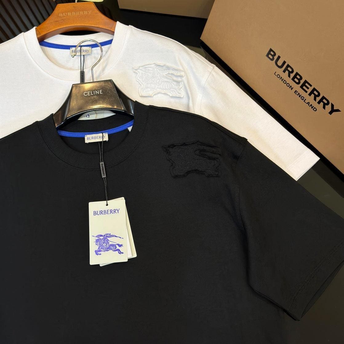 Burberry T-Shirt Without Collar 'Black' | Banlieue91
