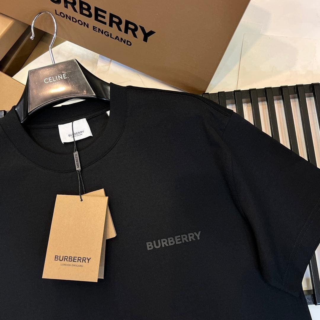Burberry T-Shirt Without Collar 'Black' | Banlieue91