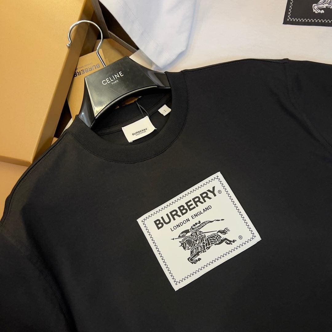 Burberry T-Shirt Without Collar 'Black' | Banlieue91