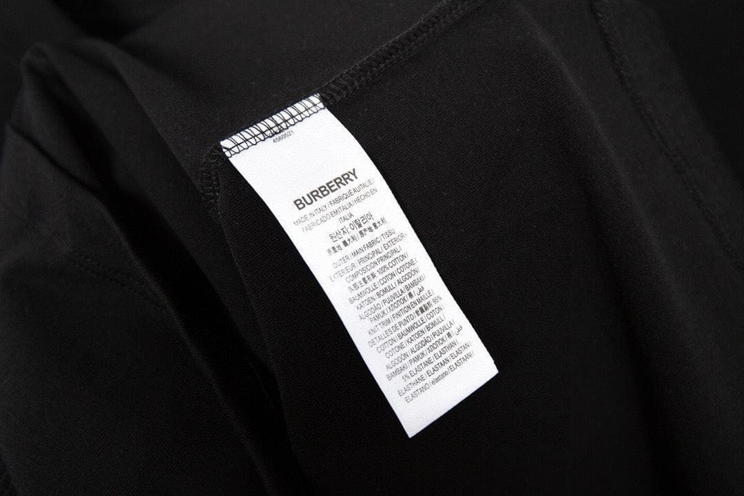 Burberry T-Shirt Without Collar 'Black & Beige' | Banlieue91