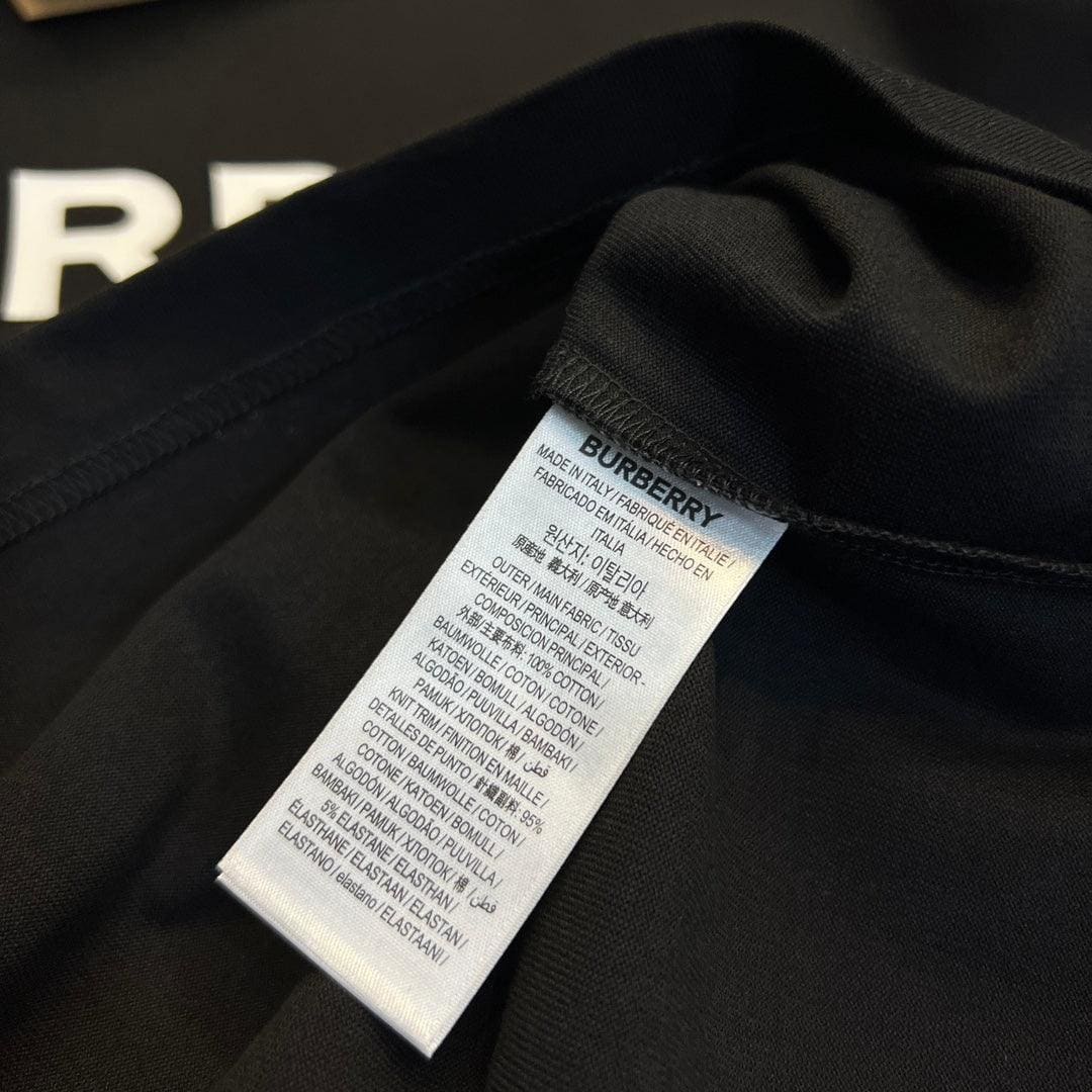 Burberry T-Shirt Without Collar 'Black & White' | Banlieue91