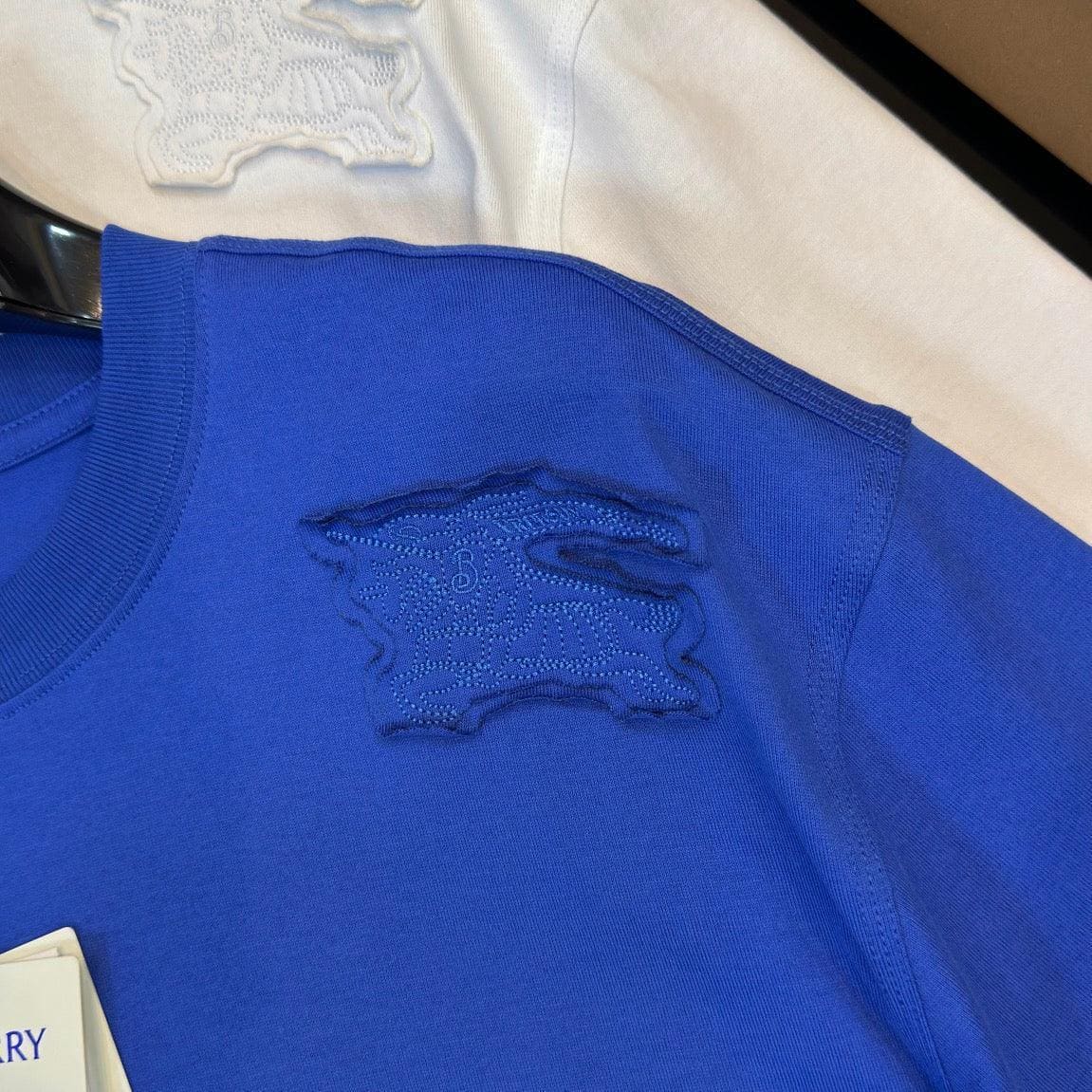 Burberry T-Shirt Without Collar 'Blue' | Banlieue91
