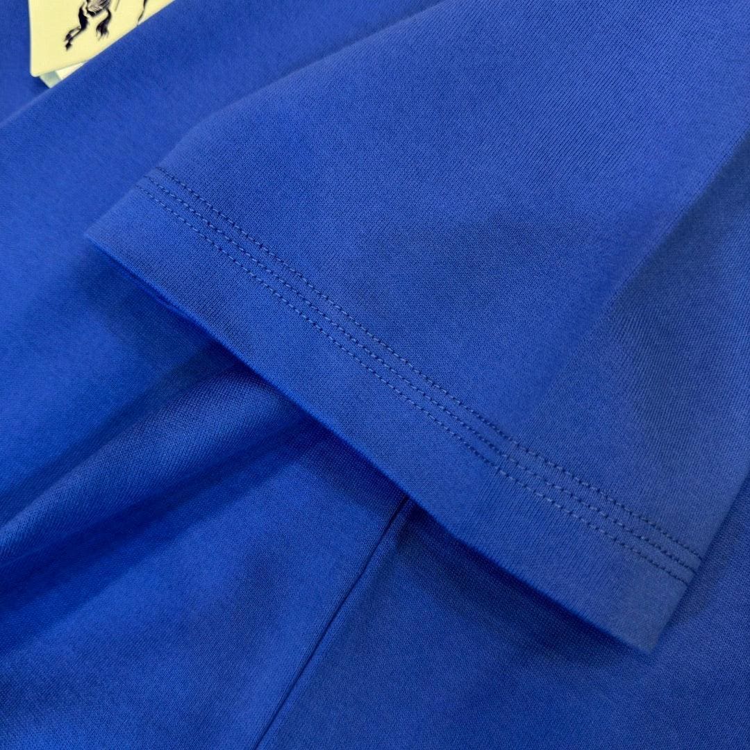 Burberry T-Shirt Without Collar 'Blue' | Banlieue91