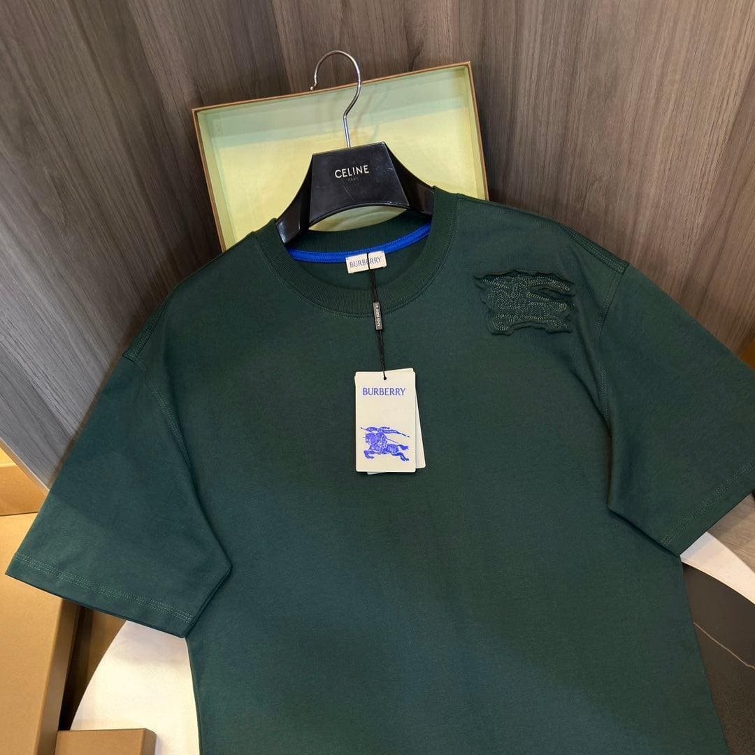 Burberry T-Shirt Without Collar 'Green' | Banlieue91