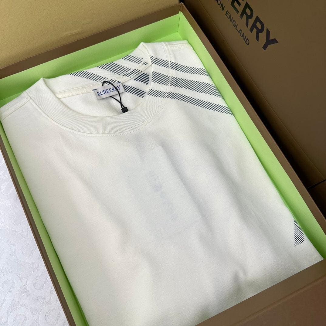 Burberry T-Shirt Without Collar 'White' | Banlieue91