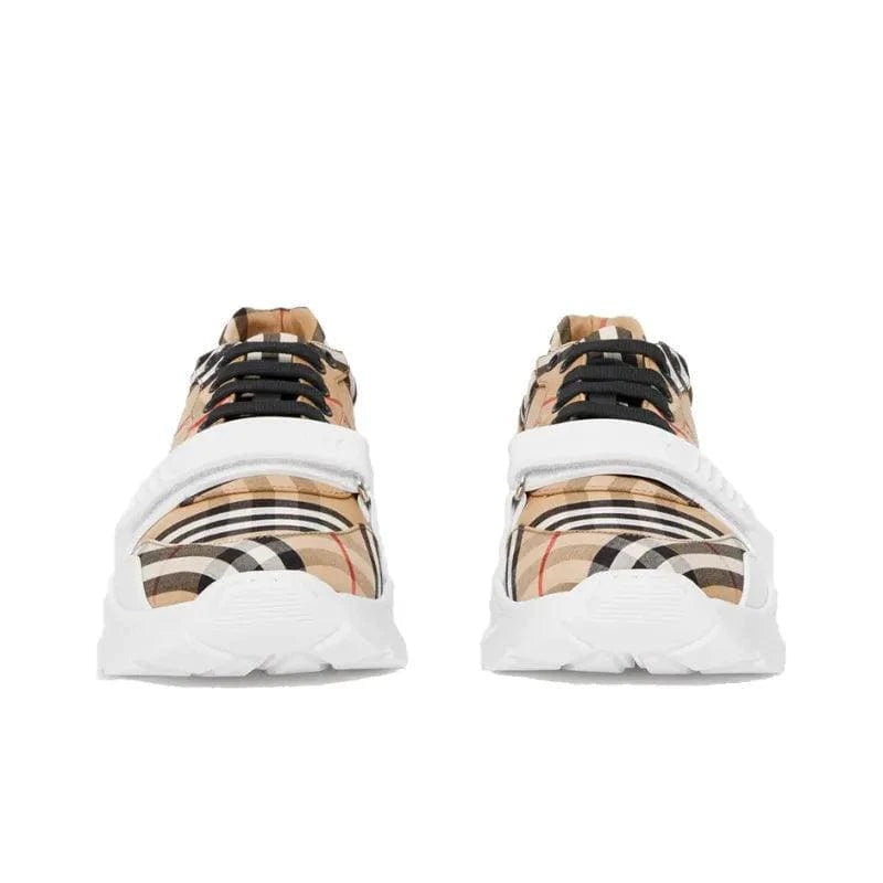 Burberry Vintage Check Cotton Archive Sneakers Beige | Banlieue91